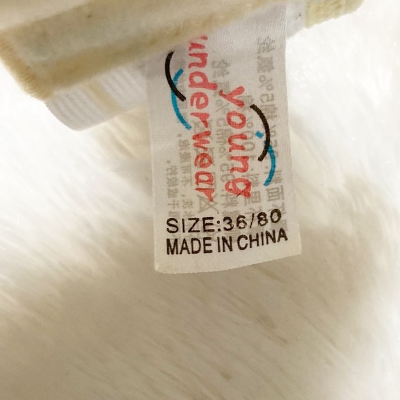 NWOT Young Underwear Soft Cup Jersey Bra Size 36 - Picture 5 of 7